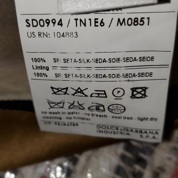 D&G silk long dress - Picture 8 of 11